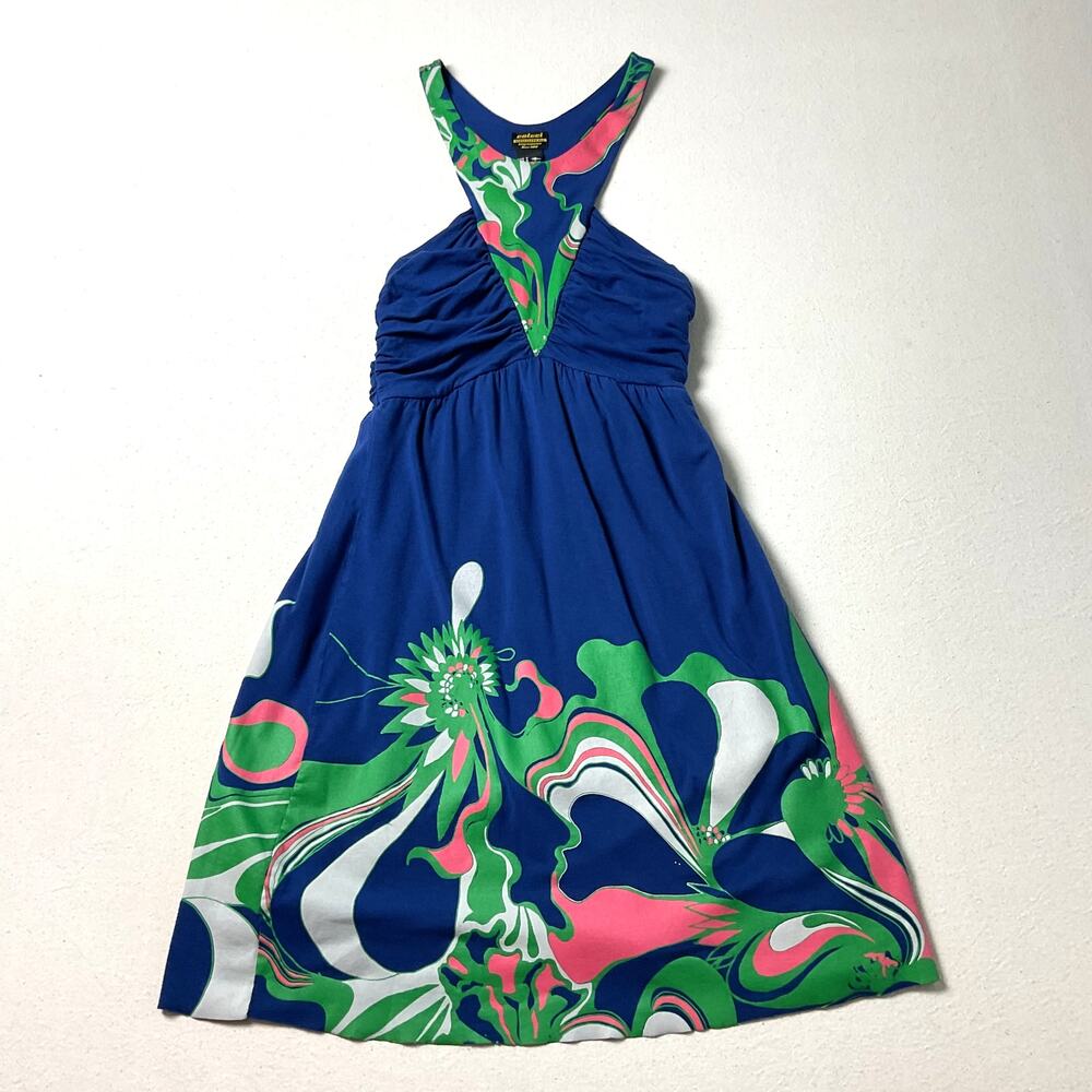 Colcci Original Modern Abstract Art Mini Dress Womens S